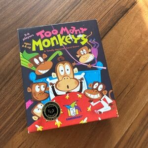 Too Many Monkeys Card Game by Gamewright